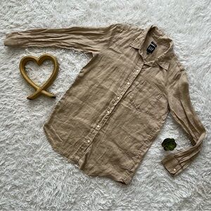 GAP Beige Linen Shirt